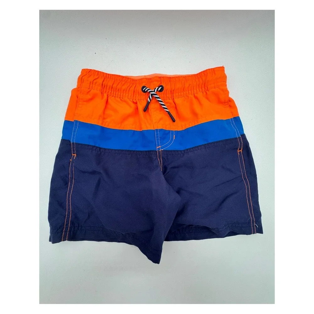 Lot of 4 Boys Swim Trunks‎ Size 6-7 Small Wonder Nation OP Mixed Brands